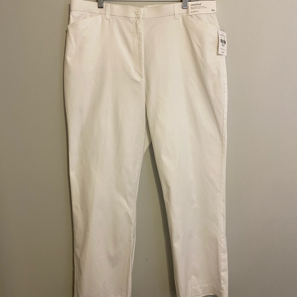 Northern Reflections Essential White Ankle Pant